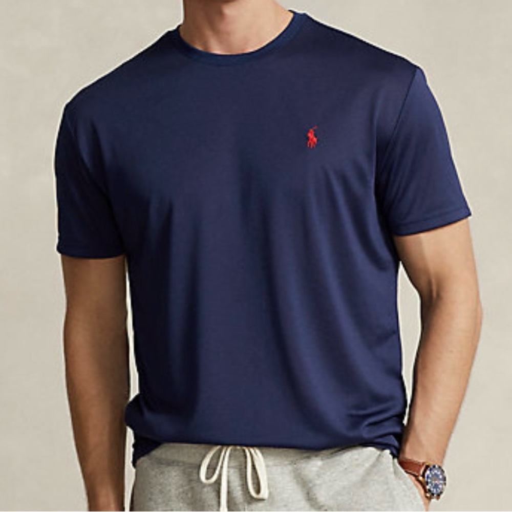 Polo by Ralph Lauren Men's Dark Blue Tee